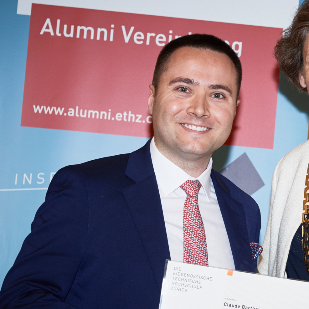 Claude graduating from ETH Zurich
